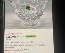 waterford crystal wedding centerpiece