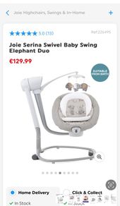 Baby swing (Joie Serena )