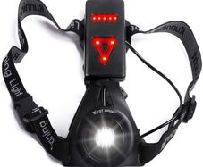 NEW SALE | Running Light Lamp, USB Rechargeable LED Body Torch, Bright Waterproof Comfortable High Visibility Flashlight with Taillight for Night Runners Jogging