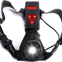 NEW SALE | Running Light Lamp, USB Rechargeable LED Body Torch, Bright Waterproof Comfortable High Visibility Flashlight with Taillight for Night Runners Jogging
