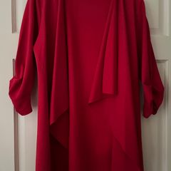 Quiz Red Waterfall Jacket