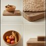 QUICK SALE (WOODEN KITCHEN BUNDLE): Crofton Chopping Board, Placemats & Fruit Bowl Set - Excellent Condition (Collection D13) Image 4