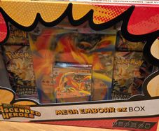 Pokemon Ascended Heroes Mega Emboar ex box