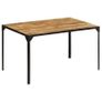 Dining Table 140x80x76 cm Solid Mango Wood Image 2