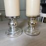 2 x pillar candle holders Image 8