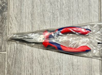 KNIPEX Snipe Nose Side Cutting Pliers (Radio Pliers) Self-Service Card with Comfort Handles 160 mm, 25 02 160
