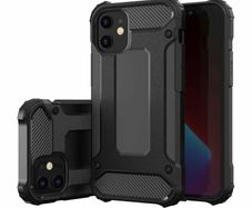 Black Shockproof Armour Case For iPhone 11 Hybrid Back Cover