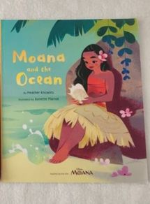 Moana and the ocean