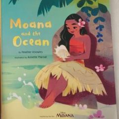 Moana and the ocean