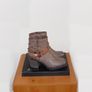 Brown Biker Style Boots size 6 Image 3