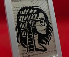 Framed book art