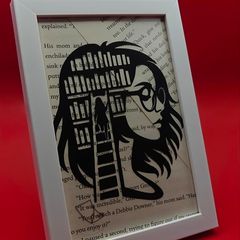 Framed book art