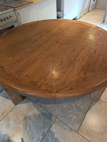 round oak table