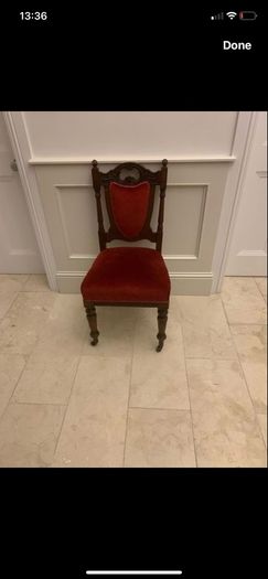 2No Victorian Chairs