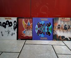 Angel. Lot of four Lp's 1976-79. Heavy Metal,Glam.Origilal Casablanca records