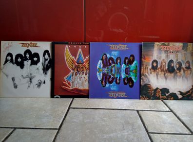 Angel. Lot of four Lp's 1976-79. Heavy Metal,Glam.Origilal Casablanca records