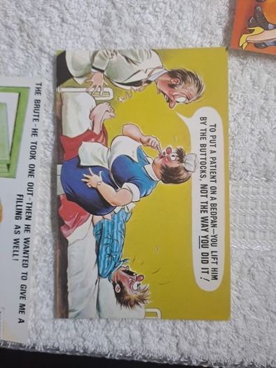 5 Bamforth Doctor,Dentist,Nurse saucy postcards (4)