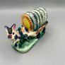Vintage Horse Drawn Covered Wagon Salt & Pepper Shakers Image 2