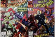 Web Of Spider-Man #'s 67 &amp; 68 Green Goblin &amp; Tombstone Appearances (1990)