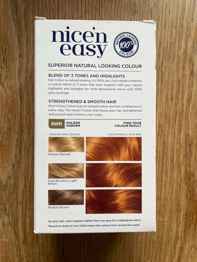 Clairol Nice n Easy 8WR Golden Auburn