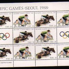 1988 Ireland Olympics Commemorative Stamps Sheetlet Mint Never Hinged (MNH)