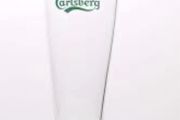 Pair of Carlsberg Horn Glasses early 1990s