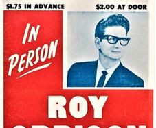 Roy Orbison Fargo Civic Auditorium Concert Poster (1966). Very Rare Repo...