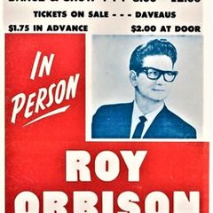 Roy Orbison Fargo Civic Auditorium Concert Poster (1966). Very Rare Repo...