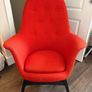 IKEA Benarp Orange Chair Image 5