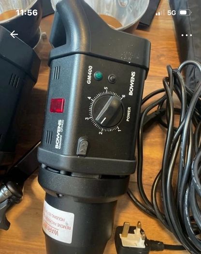 Bowens Gemini GM400 Studio Flash Lighting Kit, Studio lighting Kit