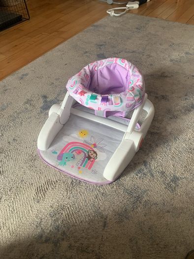 Bright Starts Wild Wiggles Learn-to-Sit Activity Floor Seat