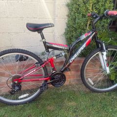 26 Inch Challenge Orbit Dual Suspension Mountain Bike Red/Black