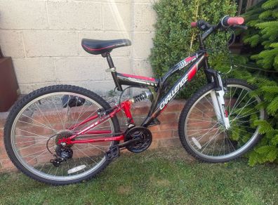 26 Inch Challenge Orbit Dual Suspension Mountain Bike Red/Black