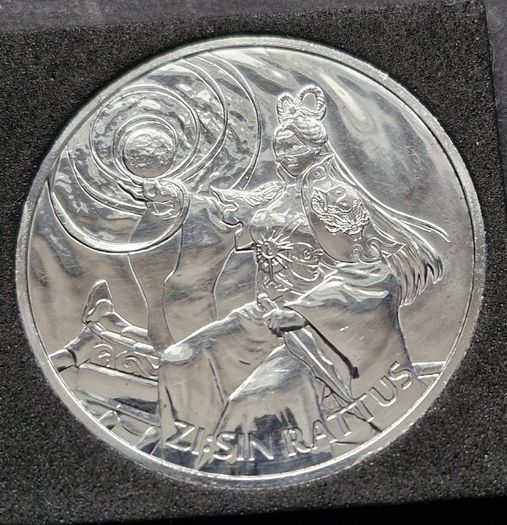 2020 1oz Silver Korea 1 Clay. 12 Warriors - ZI:SIN RATTUS. In Capsule.