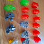 Lego Bionicle Head Connector Pieces Image 2