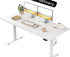 Standing Desk, 120 x 60 cm, White