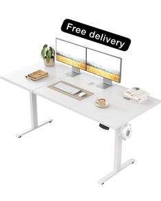 Standing Desk, 120 x 60 cm, White