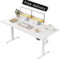 Standing Desk, 120 x 60 cm, White