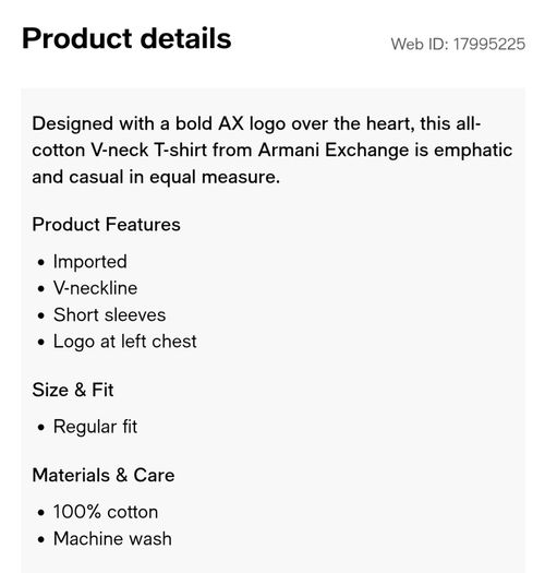New Armani tshirt