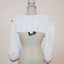 Tie Front Puff Sleeve Cop Top Image 2