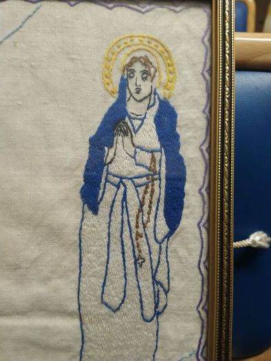 Vintage religious embroidery
