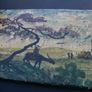 Antique two Asian Paintings 11.4" x 8"   11,5 x 8" Image 4