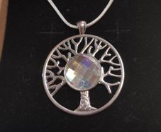 Silver tree of life pendant