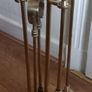 Brass fireside set. Image 2