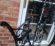 iron cast garden bench sides ends