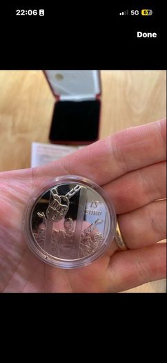 Silver Bullion Ounce Silver James Larkin Never Opened Bank Of Ireland Coin Sikver Coin Collectible