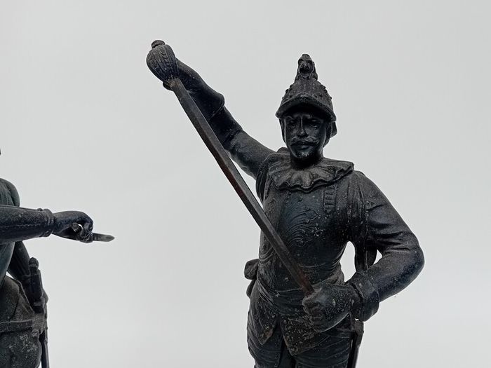 Vintage Spelter Military Figures