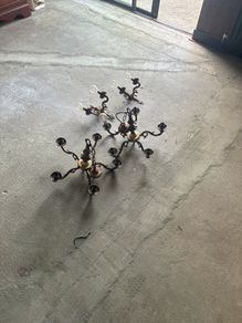 brass light pendants and wall lights