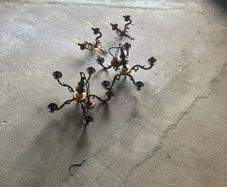 brass light pendants and wall lights