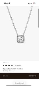 Pandora sterling silver necklace